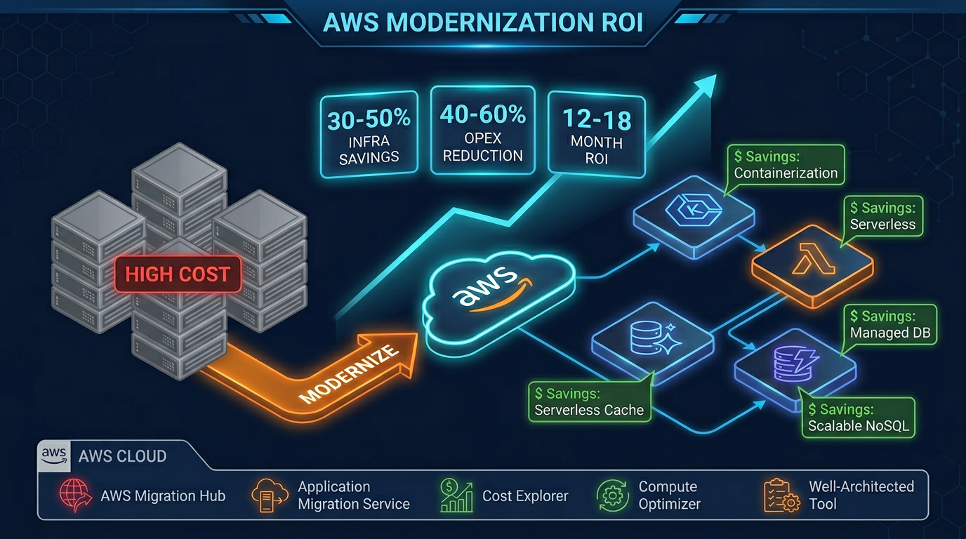 AWS Application Modernization ROI: How to Build the Business Case for Your Board
